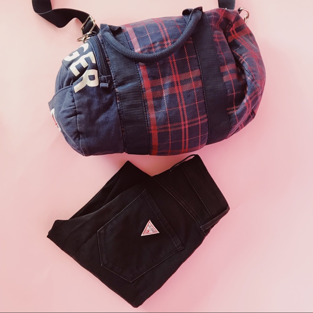 SOLD Guess Vintage High-Waisted Black Skinny Jeans